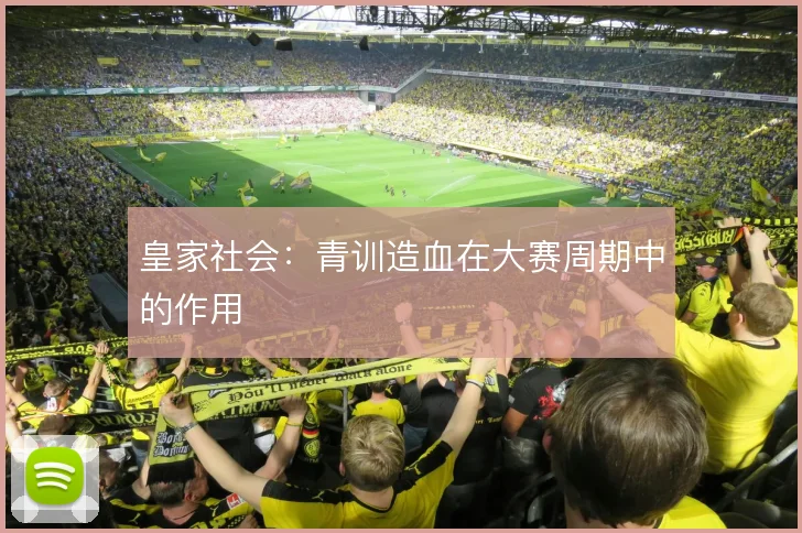皇家社会：青训造血在大赛周期中的作用